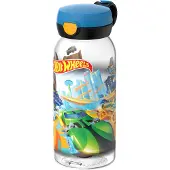 Mepal Drinkfles Flip-up Campus Hot Wheels Blauw 600 Ml