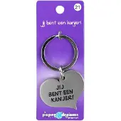 Paper Dreams Sleutelhanger metal kanjer (rvs)