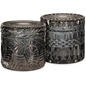 Artichok Cleo voorraadpot met deksel set van 2