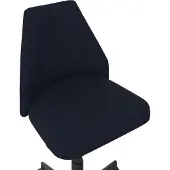 Novogratz Brittany-Bureaustoel - Blauw Linnen