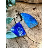 Ruben Robijn Doorboorde hanger Lapis half gepolijst