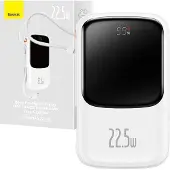 Baseus Powerbank Qpow Pro 10000mAh, 20W, met Lightning-kabel wit