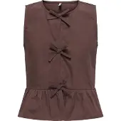 ONLY GIRLS Blouse donkerbruin