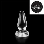 Dark Crystal Buttplug 15 x 6 cm - transparant