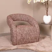 Label51 Antibes Fauteuil - Rood - Geweven - -
