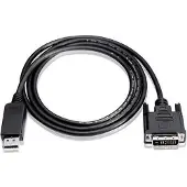 Techly ICOC DSP-C12-020 2m DisplayPort DVI Zwart video kabel adapter