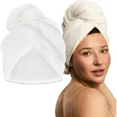 GLOV The Finest Collection Hydroweave Twister - Ivory Handdoek 1 st
