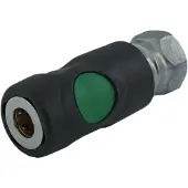 Tameson Composiet materiaal DN 7.4 Safety Luchtkoppeling Snelkoppeling met Drukknop G 1/4 inch Binnendraad