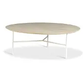 Mavis Tribeca Coffee Table 110 Cm Soaped Rustic Oak/ Legs - Salontafels Eiken White - 134336110