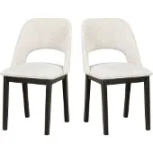 LeafDesign Eetkamerstoel 2x "MONTI 2", zwart