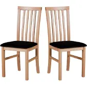 LeafDesign Eetkamerstoel, massief eikenhout, stoel, set van 2, model Milano 1, beuken