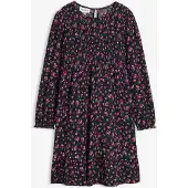 Bonprix Jersey jurk van gestructureerde crinkle maat 140/146