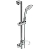 Ideal standard Idealrain - Set met handdouche 100, 3 straalsoorten, douchestang en doucheslang, chroom B9415AA
