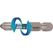 Hazet Bit 2223NSLG-T15/3 · 1/4 inch (6,3 mm) zeskant massief · Binnen-TORX-profiel · 3-delig · SW T15