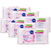 Nivea Micellair Reinigingsdoekjes Bio Rozenwater - Make-up Remover Doekjes - Rozenwater - Hydrateert en Verzacht - Pro-Vitamine B5 - 6x 25 stuks