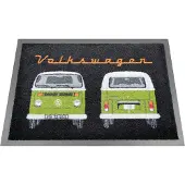 Brisa Nostalgic Art Deurmat VW T2 Front Back - groen