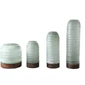 Ptmd collection PTMD Vaas Yana - 20x20x20 cm - Glas - Groen