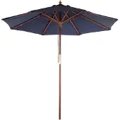 Bolero Parasol Bolero, rond, Donkerblauw, 2,5 meter