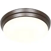 CasaFan LED aanbouw lamp voor Eco Plano II, brons dimbaar, brons / oud-messing, Woon-/ Eetkamer, Glas, Modern