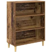 vidaXL Dressoir Oudhout 69,5 x 32,5 x 90 cm Bewerkt hout