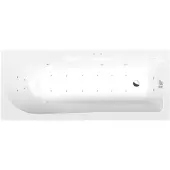 Polysan Lisa Whirlpoolbad, 170x70x47cm, Active Hydro-Air, chroom