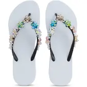 Uzurii | Teenslippers | Dames | Wit | Maat 39/40