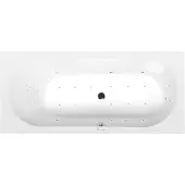 Polysan Astra B Whirlpoolbad, 165x75x48cm, Highline Hydro-Air, chroom