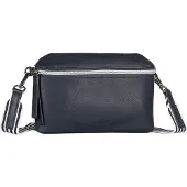 Tom Tailor schoudertas Orla Stripe Belt Bag Dark Blue donkerblauw