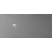 Gelco Mitia Cultured Marble Douchebak 200x100cm, grijs