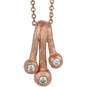 Orphelia Hanger + Ketting Zirconium Rose ZH-4847/1