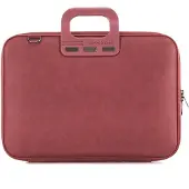 Bombata laptoptas Denim 43 x 33 cm kunstleer rood
