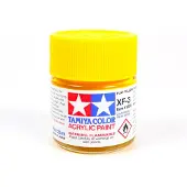 Tamiya Hobbyverf Acrylverf - XF-3 Yellow - Matt - Acryl - 23ml Verf potje - 23 ml