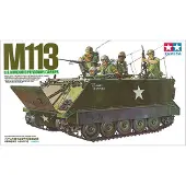 Tamiya Modelbouwpakket Militaire voertuigen - 35040 US M113 A.P.C. Personal Carrier with 5 Figures Plastic - 1:35 - Modelbouw