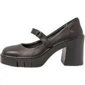 Art Dames Leren schoenen 1977 zwart -Hakhoogte 9cm (40), Leer, 8 tot 10 cm, Klittenband, Casual 119771101003_001