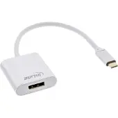 InLine USB Display Converter, USB-C male naar DisplayPort 4K/60Hz zilver