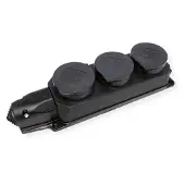 Bachmann verdeeldoos 3xCEE7/3, 3x geaard contact IP44