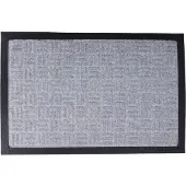 EDM deurmat - 60 x 40 cm - Deurmat voor binnen & buiten - Grijs - Anti-slip