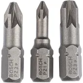 Bosch Schroevendraaier heeft extra Hardy (PZ) ingesteld. 3 delen. PZ1. P