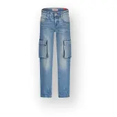 Vingino Straight Jeans Paolo cargo Jongen Blauw 98