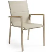 Tierra Outdoor Eettafelstoel Foxx Beige