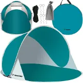 Trizand Pop-Up Strandtent 190x120x86 cm - Lichtgewicht en Ruim