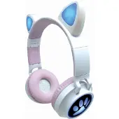 Lexibook Cat’s ears shape wireless oplaadbaar headphones met verlichting
