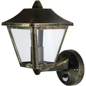 Osram HOMELIGHTING ENDURA Classic Tradition Up Sensor E27 Gold 4099854452437 LED-buitenlamp (wand) LED E27 Goud