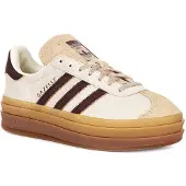 Adidas Sneakers laag 'Gazelle Bold' ecru / goud / aubergine