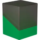 Ultimate Guard Boulder Synergy 100+, Deck Case voor 100 Dubbel-Gesleeve TCG Kaarten, Zwart/Groen
