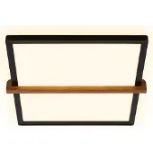 Briloner LED-plafondlamp Remsa, zwart, Woon-/ Eetkamer, Kunststof, LED plafondlamp