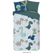 Muller Textil kinderdekbed zonder overtrek Dino - Incl. kussensloop - 140x200 + 60x70 cm