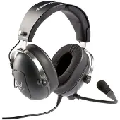 Thrustmaster T.Flight - U.S. Air Force Edition Over Ear headset Kabel Stereo Grijs, Metallic Volumeregeling, Microfoon uitschakelbaar (mute) Gamen