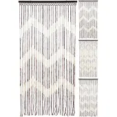 Sans marque Gordijn H&S Collection Buitenkant Deur Bamboe 90 x 180 cm