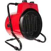 Perel Ventilatorkachel TC78074NN - Elektrische kachel 3000W 2 warmtestanden - IP24 oververhittings- en kantelbeveiliging